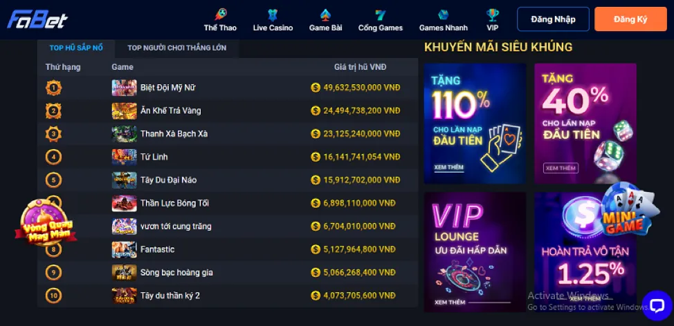Lợi ích khi tải ứng dụng win98 nhà cái