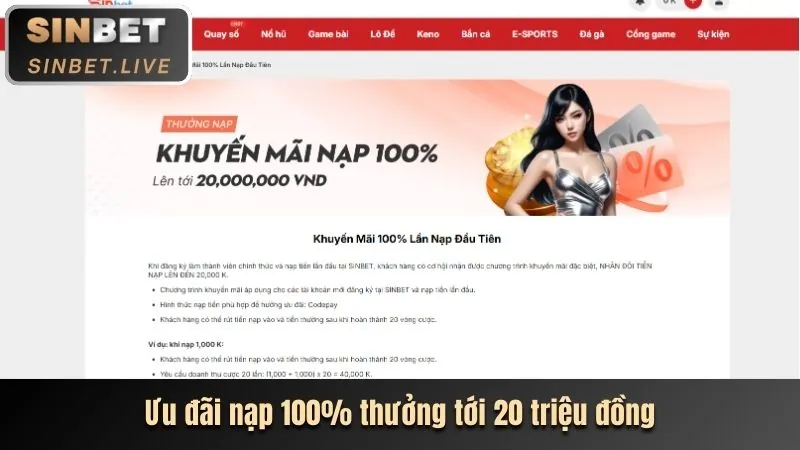 Ưu đãi chào mừng thành viên mới tại Win98 Nhà Cái